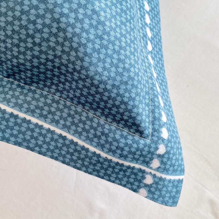 91家纺网 家纺一手货源 找家纺 雨彤家纺 2025新款小清新斜纹印花双人枕套 星光