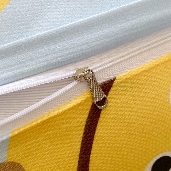 91家纺网 家纺一手货源 找家纺 雨彤家纺 2025新款小清新斜纹印花双人枕套 香蕉派