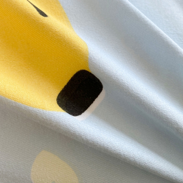 91家纺网 家纺一手货源 找家纺 雨彤家纺 2025新款小清新斜纹印花双人枕套 香蕉派