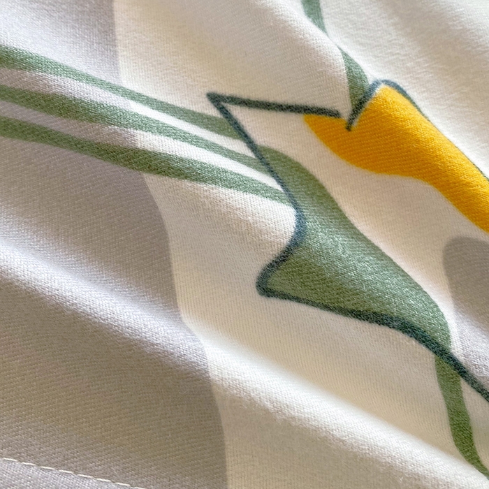 91家纺网 家纺一手货源 找家纺 雨彤家纺 2025新款小清新斜纹印花双人枕套 摩卡之星