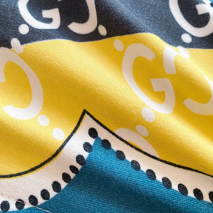 91家纺网 家纺一手货源 找家纺 雨彤家纺 2025新款小清新斜纹印花双人枕套 星愿-蓝