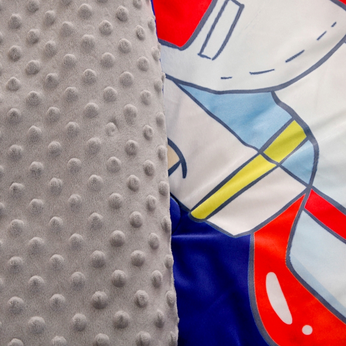 91家纺网 家纺一手货源 找家纺 萌宝家纺 2025新款可拆洗A类儿童豆豆绒大豆冬被儿童婴儿绒春秋被安抚被被子被芯 飞上太空