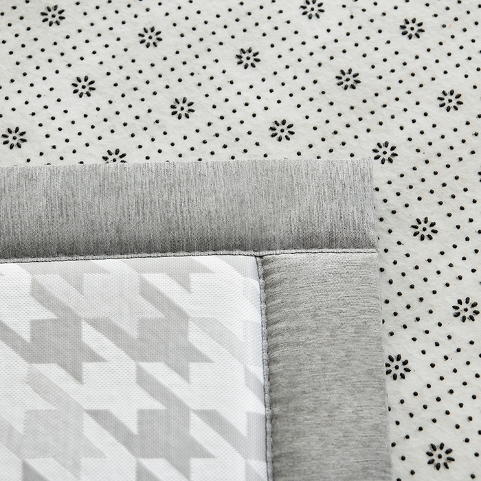 91家纺网 家纺一手货源 找家纺 （总）2025新款PE千鸟格凉感冰丝-雪山宿舍床单榻榻米垫地垫旅行垫