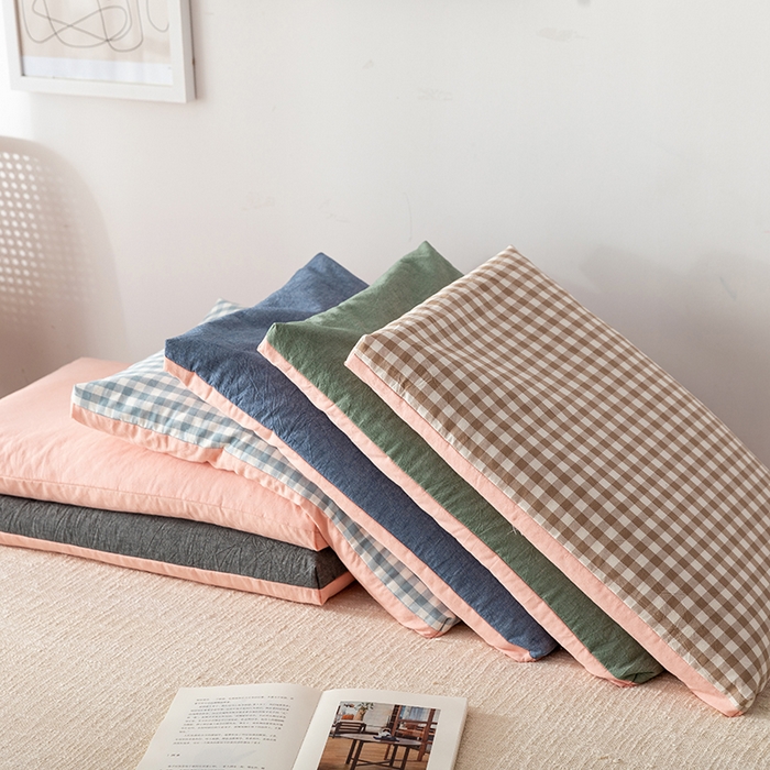 91家纺网 家纺一手货源 找家纺 小米枕芯 2025新款水洗棉荞麦枕头枕芯 组合