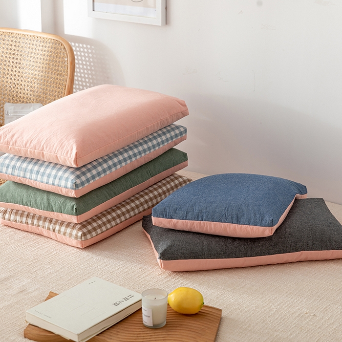 91家纺网 家纺一手货源 找家纺 小米枕芯 2025新款水洗棉荞麦枕头枕芯 组合