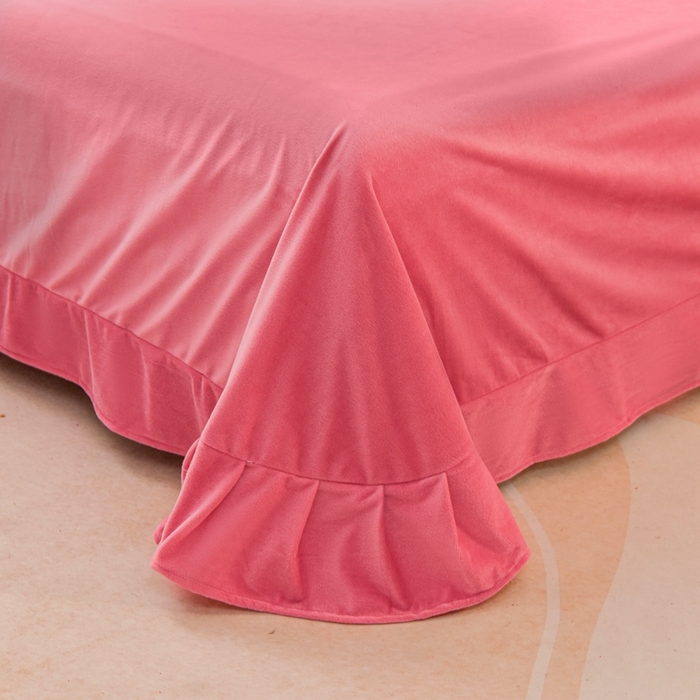 91家纺网 家纺一手货源 找家纺 唐人居 2025新款宝宝绒毛巾绣花边四件套-蒲公英之恋 蒲公英之恋-豆沙