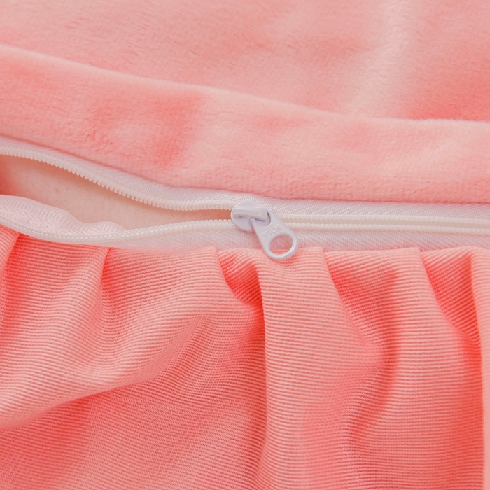 91家纺网 家纺一手货源 找家纺 唐人居 2025新款宝宝绒毛巾绣花边四件套-蒲公英之恋 蒲公英之恋-粉