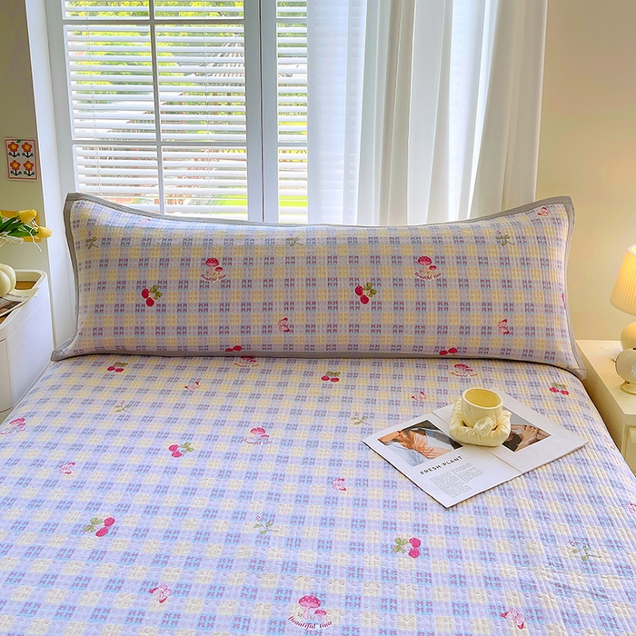 91家纺网 家纺一手货源 找家纺 （总）雨彤家纺 2025新款A类双层纱夹棉双人枕巾