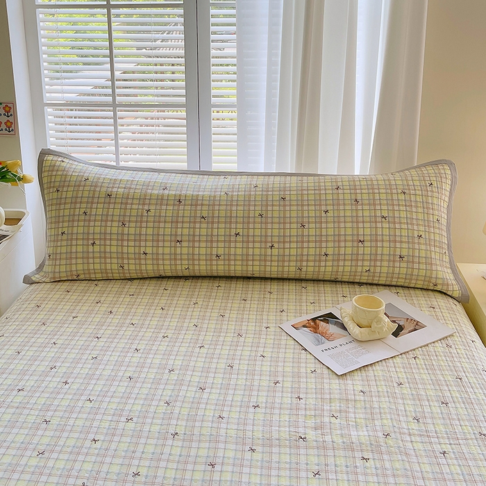 91家纺网 家纺一手货源 找家纺 （总）雨彤家纺 2025新款A类双层纱夹棉双人枕巾