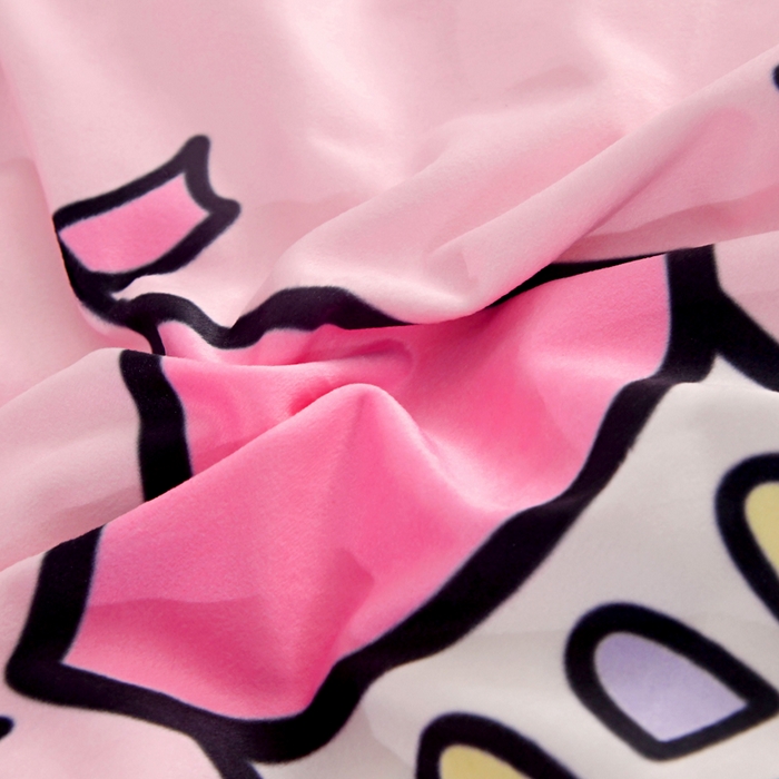 91家纺网 家纺一手货源 找家纺 萌宝家纺 2025新款可拆洗A类儿童豆豆绒大豆冬被儿童婴儿绒春秋被安抚被被子被芯 小马