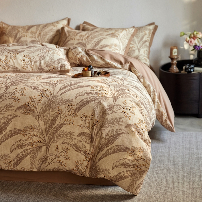 91家纺网 家纺一手货源 找家纺 （总）千朵森 2025新款全棉拼角印花磨毛四件套