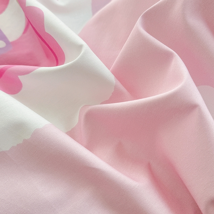 91家纺网 家纺一手货源 找家纺 2025新款大版三丽鸥系列 纯棉床单全棉床裙学生三四件套 花边款 花边款-甜品美乐蒂