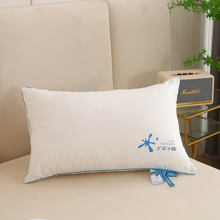 91家纺网 家纺一手货源 找家纺 永乐枕芯 2025新款中护盾防水抗污枕芯高品质 枕头枕芯 600g 护易净 48x74cm/只