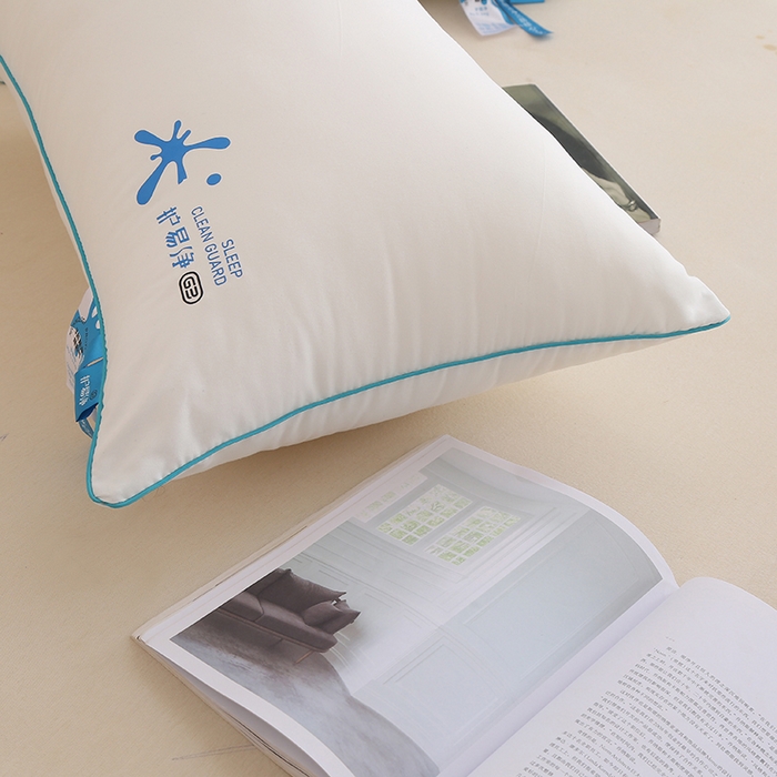 91家纺网 家纺一手货源 找家纺 永乐枕芯 2025新款中护盾防水抗污枕芯高品质 枕头枕芯 600g 护易净 48x74cm/只