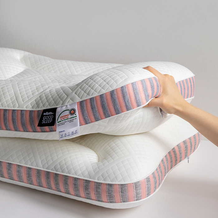 91家纺网 家纺一手货源 找家纺 （总）小米枕芯 2025新款针织条纹枕头枕芯