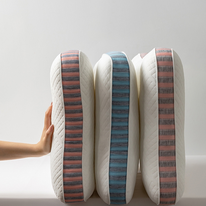 91家纺网 家纺一手货源 找家纺 （总）小米枕芯 2025新款针织条纹枕头枕芯