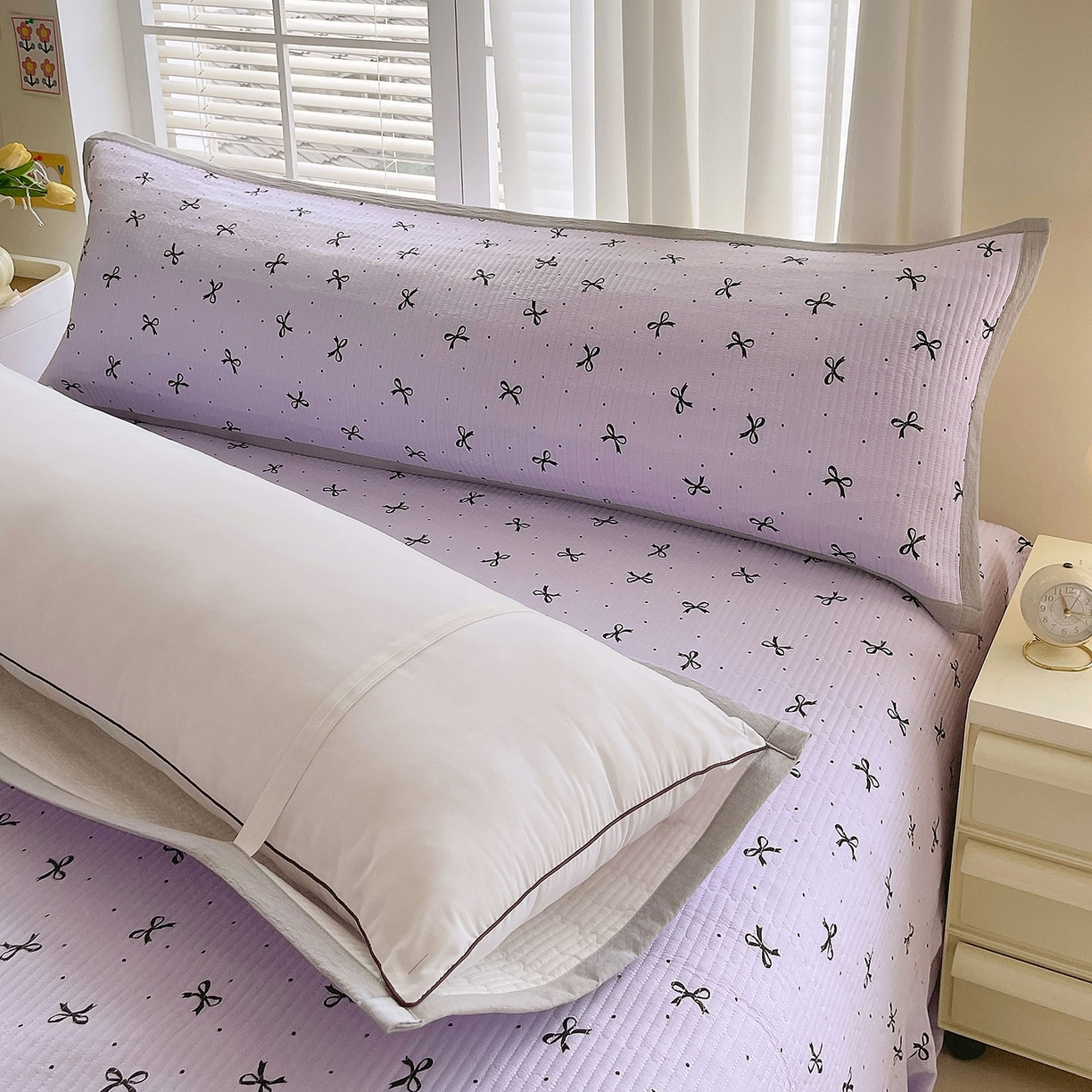 91家纺网 家纺一手货源 找家纺 雨彤家纺 2025新款A类双层纱夹棉双人枕巾 蝴蝶可颂