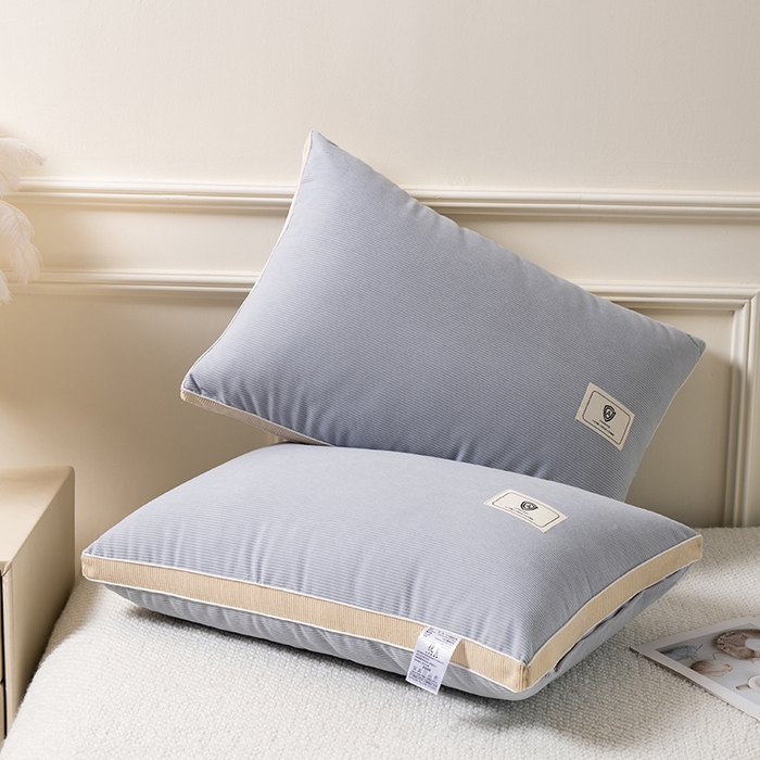 91家纺网 家纺一手货源 找家纺 （总）小米枕芯 2025新款灯芯绒按摩护颈枕头枕芯