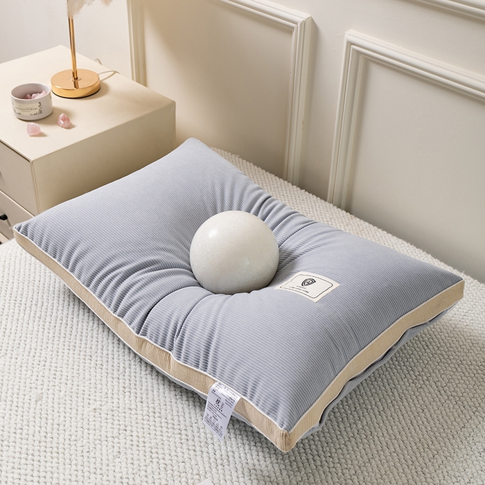 91家纺网 家纺一手货源 找家纺 （总）小米枕芯 2025新款灯芯绒按摩护颈枕头枕芯