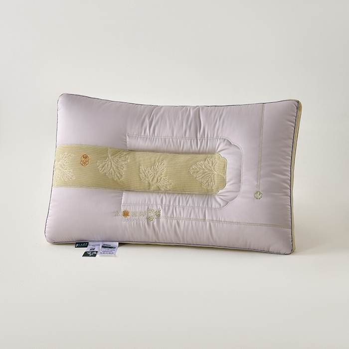 91家纺网 家纺一手货源 找家纺 鼎晟纺 2025新款艾草助眠护颈枕学生枕芯成人枕头 艾草助眠枕-高级灰