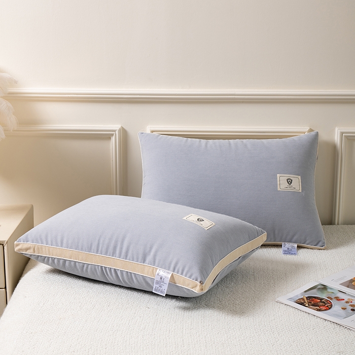 91家纺网 家纺一手货源 找家纺 （总）小米枕芯 2025新款灯芯绒按摩护颈枕头枕芯