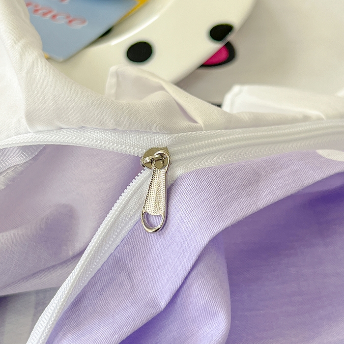 91家纺网 家纺一手货源 找家纺 2025新款大版三丽鸥系列 纯棉床单全棉床裙学生三四件套 花边款 大版花边-饮料