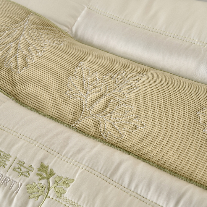 91家纺网 家纺一手货源 找家纺 鼎晟纺 2025新款艾草助眠护颈枕学生枕芯成人枕头 艾草助眠枕-米白