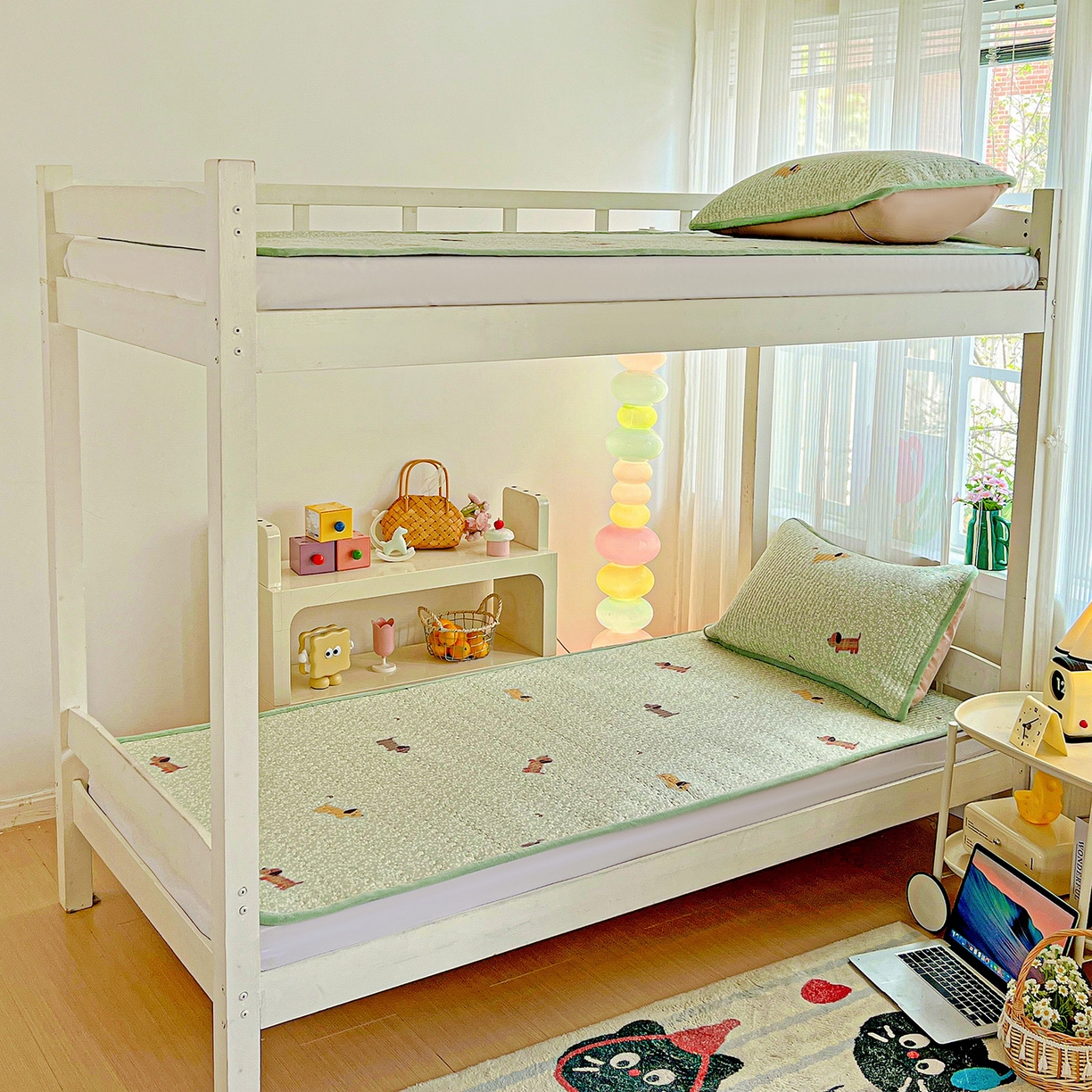 91家纺网 家纺一手货源 找家纺 （总）恒尚居 2025新款纯棉牛奶绒学生床垫 双面两用夹棉床单床垫-秋冬款 四季通用