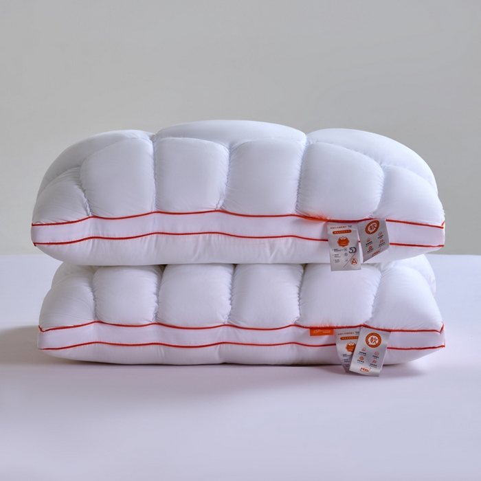 91家纺网 家纺一手货源 找家纺 鼎晟纺2025新款超柔亲肤羽丝绒枕学生枕头成人枕芯 白色