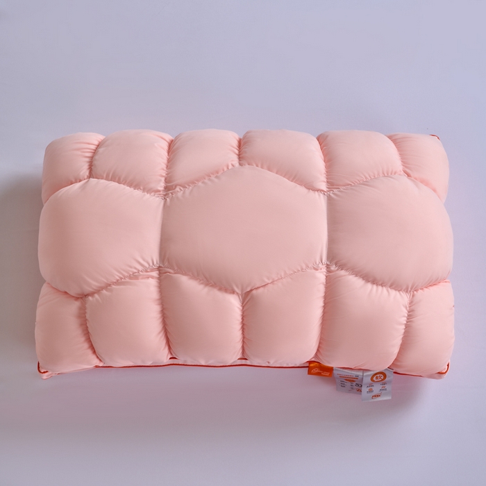 鼎晟纺2025新款超柔亲肤羽丝绒枕学生枕头成人枕芯 粉色