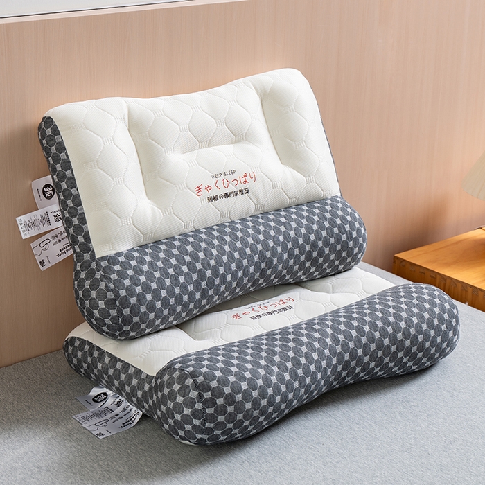 91家纺网 家纺一手货源 找家纺 （总）小米枕芯 2025新款日式反牵引乳胶护颈枕头枕芯