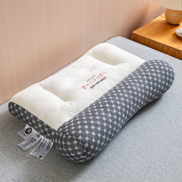 91家纺网 家纺一手货源 找家纺 （总）小米枕芯 2025新款日式反牵引乳胶护颈枕头枕芯