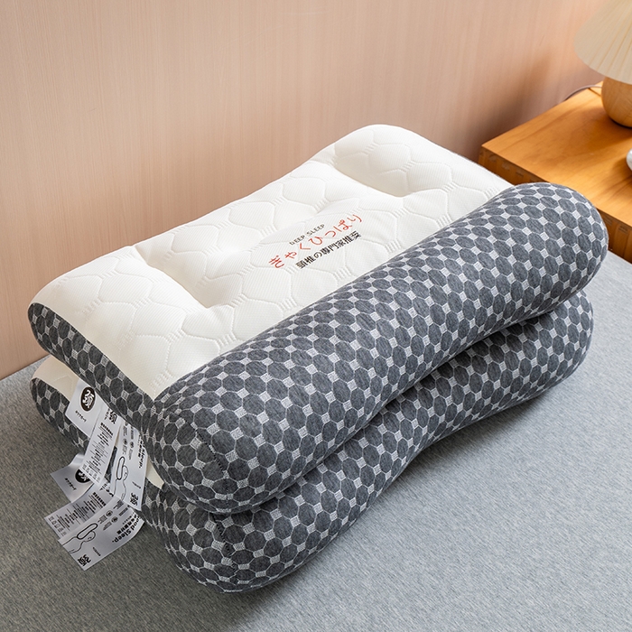 91家纺网 家纺一手货源 找家纺 （总）小米枕芯 2025新款日式反牵引乳胶护颈枕头枕芯