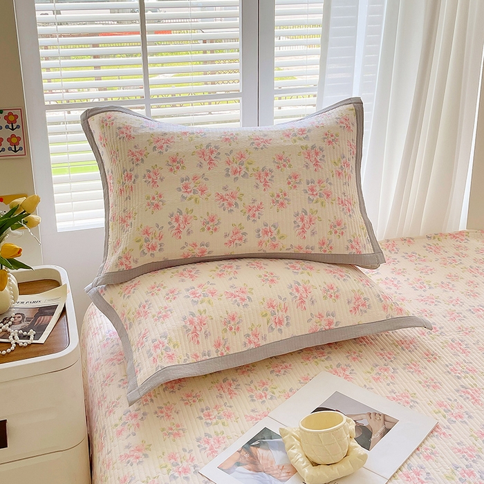 91家纺网 家纺一手货源 找家纺 （总）雨彤家纺 2025新款A类双层纱夹棉单人枕巾