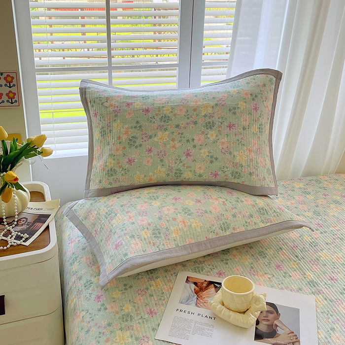 91家纺网 家纺一手货源 找家纺 （总）雨彤家纺 2025新款A类双层纱夹棉单人枕巾