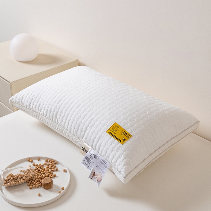 91家纺网 家纺一手货源 找家纺 小米枕芯 2025新款大豆棉柔枕头枕芯 大豆棉柔枕低枕