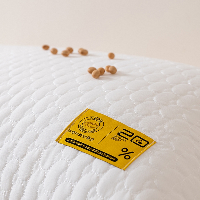 91家纺网 家纺一手货源 找家纺 小米枕芯 2025新款大豆棉柔枕头枕芯 大豆棉柔枕中枕