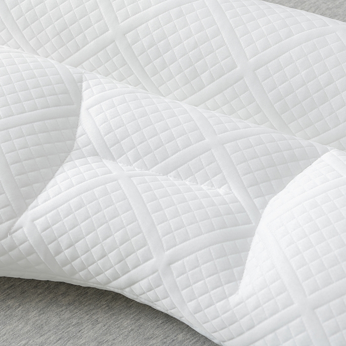 91家纺网 家纺一手货源 找家纺 小米枕芯 2025新款二代升三代针织牵引护颈枕头枕芯 灰色/单只装