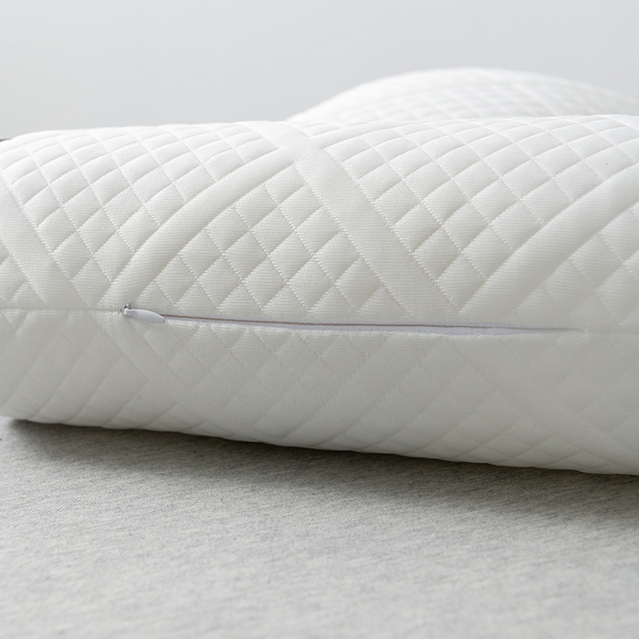 91家纺网 家纺一手货源 找家纺 小米枕芯 2025新款二代升三代针织牵引护颈枕头枕芯 灰色/双只装