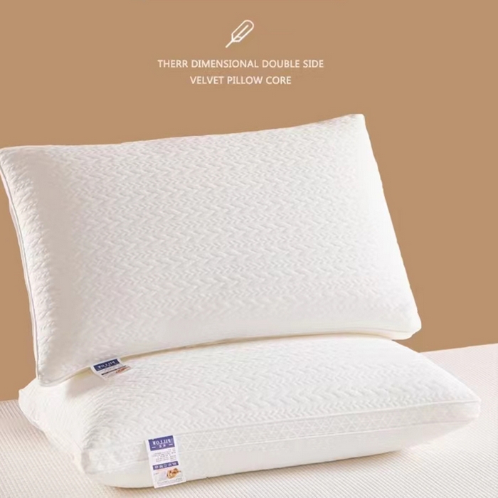 91家纺网 家纺一手货源 找家纺 （总）永乐枕芯 2025新款针织棉麦穗格立体网边枕