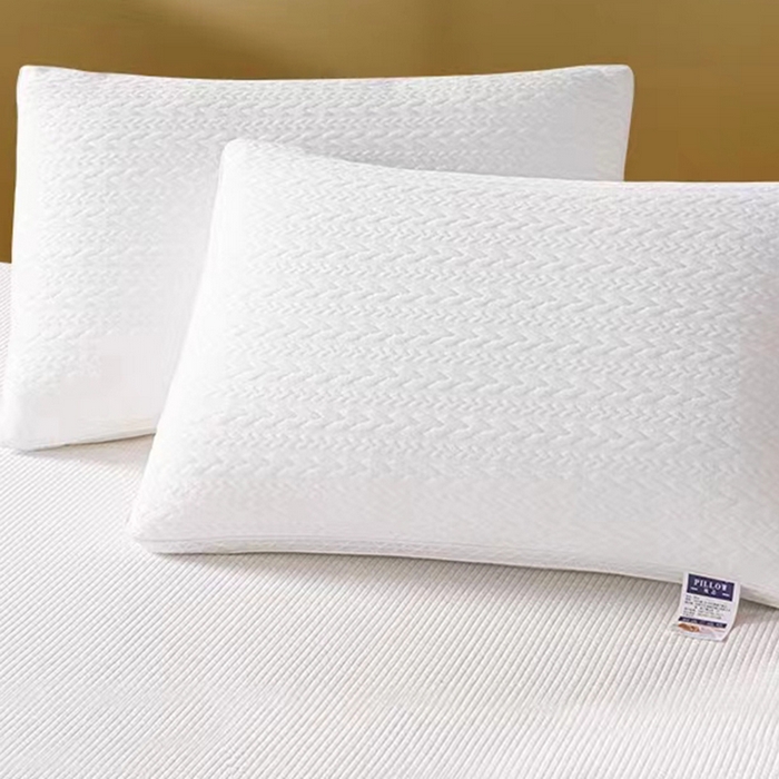 91家纺网 家纺一手货源 找家纺 （总）永乐枕芯 2025新款针织棉麦穗格立体网边枕