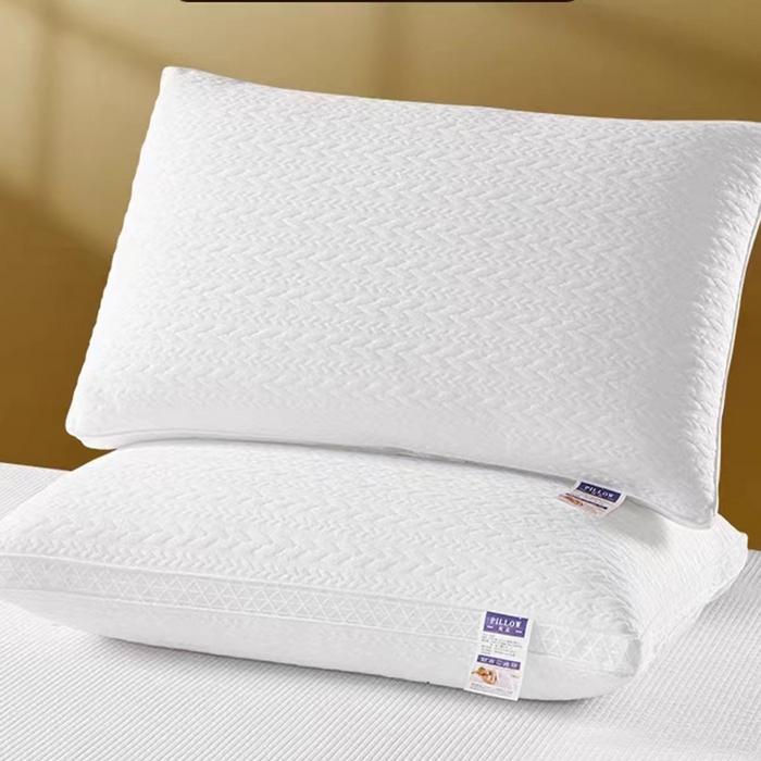 91家纺网 家纺一手货源 找家纺 （总）永乐枕芯 2025新款针织棉麦穗格立体网边枕