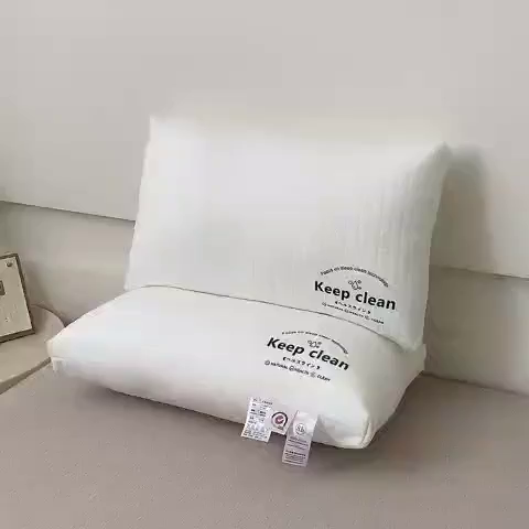 91家纺网 家纺一手货源 找家纺 （总）永乐枕芯 2025新款透气洁净针织棉羽丝枕头枕芯