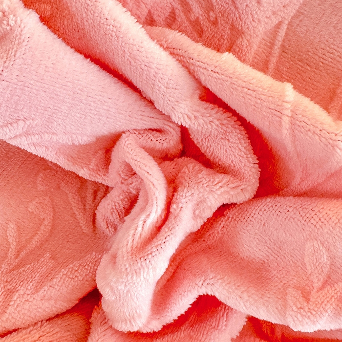 91家纺网 家纺一手货源 找家纺 唐人居 2025新款雕花牛奶绒花边款四件套--摩卡庄园系列 摩卡庄园-浅粉