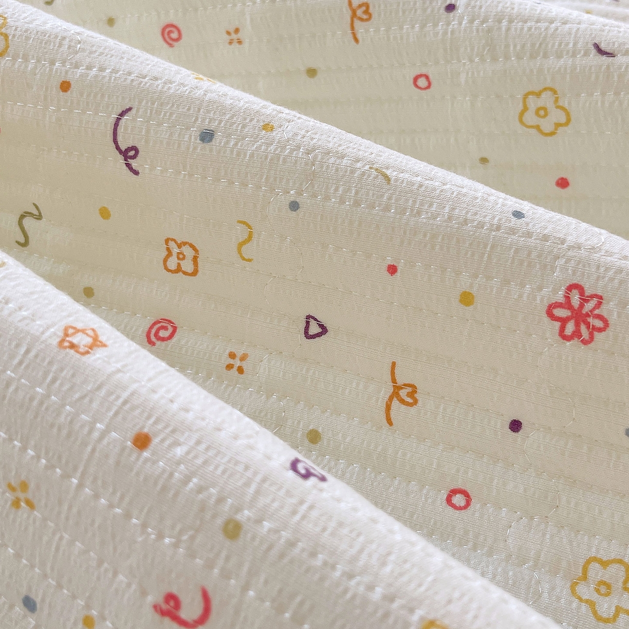 91家纺网 家纺一手货源 找家纺 雨彤家纺 2025新款A类双层纱夹棉单人枕巾 小确幸