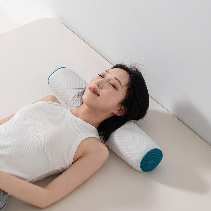 91家纺网 家纺一手货源 找家纺 （总）小米枕芯 2025新款记忆棉圆柱颈椎牵引小圆柱长条硬枕头枕芯