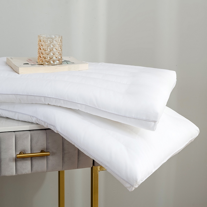 91家纺网 家纺一手货源 找家纺 小米枕芯 2025新款全棉低枕护颈椎助眠枕头枕芯 白色/单只装