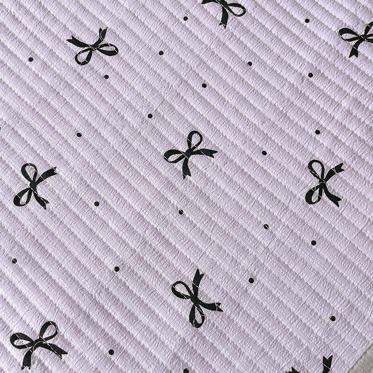 91家纺网 家纺一手货源 找家纺 雨彤家纺 2025新款A类双层纱夹棉单人枕巾 蝴蝶可颂