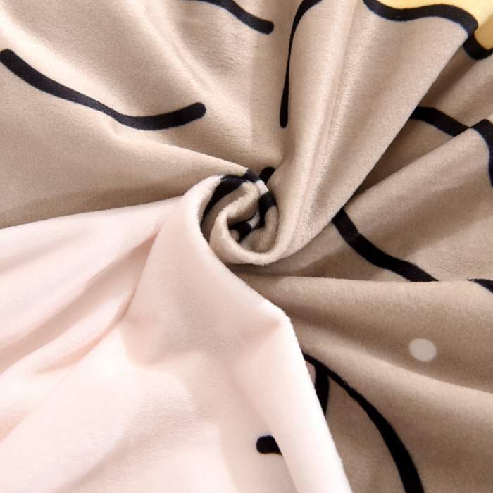 91家纺网 家纺一手货源 找家纺 萌宝家纺 2025秋冬幼儿园宝宝绒婴儿绒三件套被子六件套 木马公主