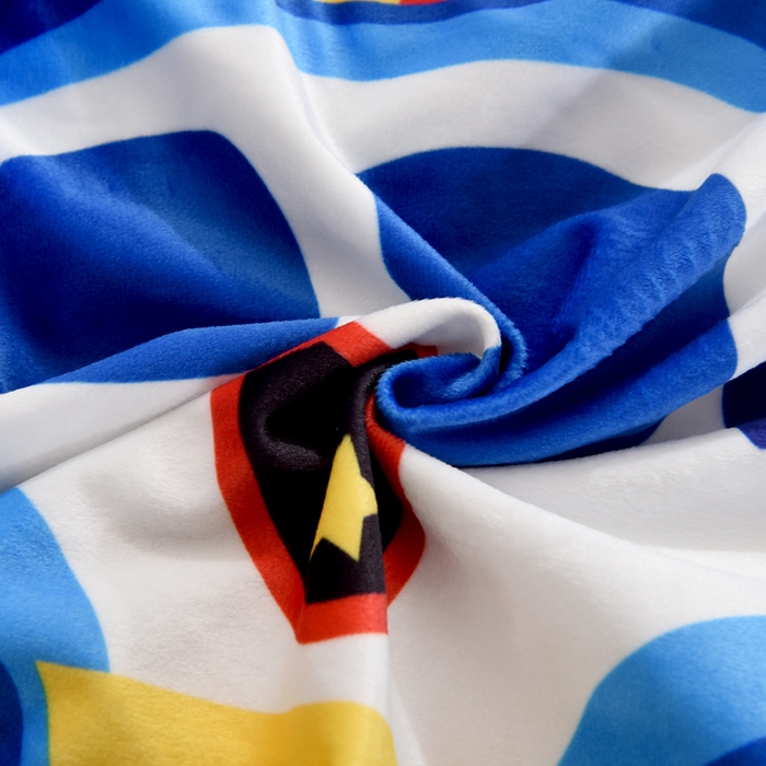 91家纺网 家纺一手货源 找家纺 萌宝家纺 2025秋冬幼儿园宝宝绒婴儿绒三件套被子六件套 汽车乐园